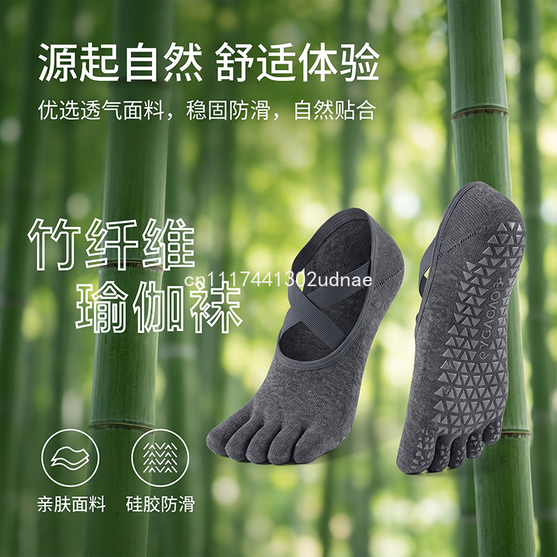 Toe Sock Split - Kaus Kaki Pilates Yoga dengan Lima