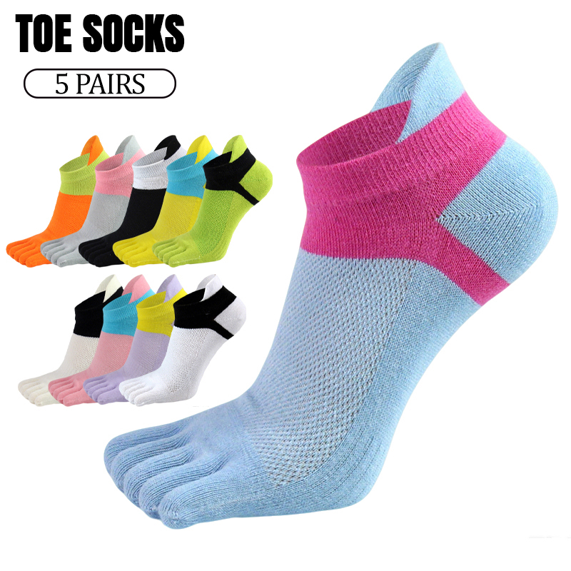 Ankle Sock Low Cut - 5 Pasang Kaus Kaki Wanita dengan