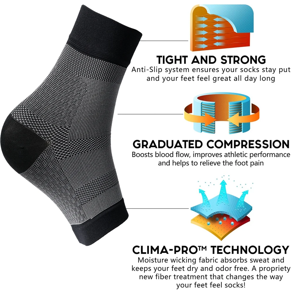 1 Pasang Kaus Kaki Kompresi Uj - Ankle Brace Sock ulasan dan harga