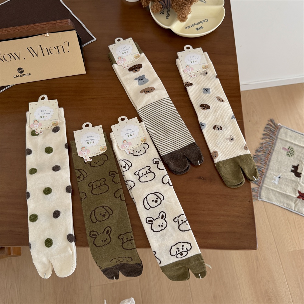 Ilustrasi Anjing Tabi, Kaus Ka - Toe Sock Split ulasan dan harga