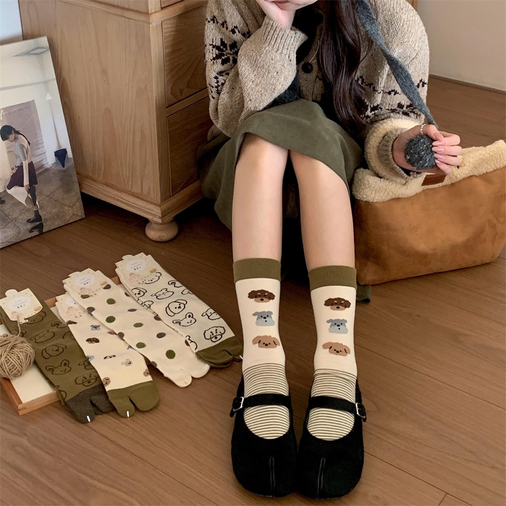 Ilustrasi Anjing Tabi, Kaus Ka - Toe Sock Split ulasan dan harga