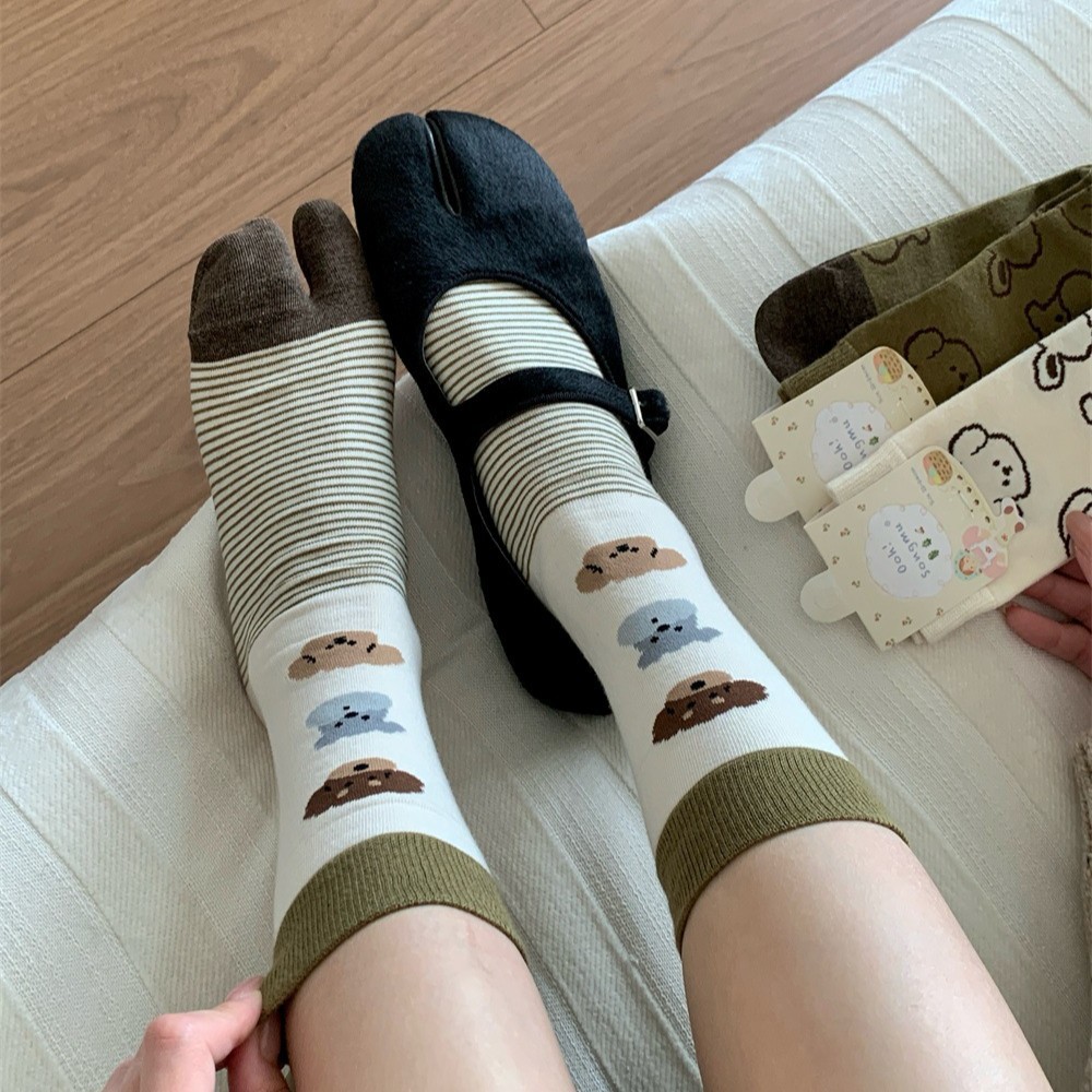Ilustrasi Anjing Tabi, Kaus Ka - Toe Sock Split ulasan dan harga