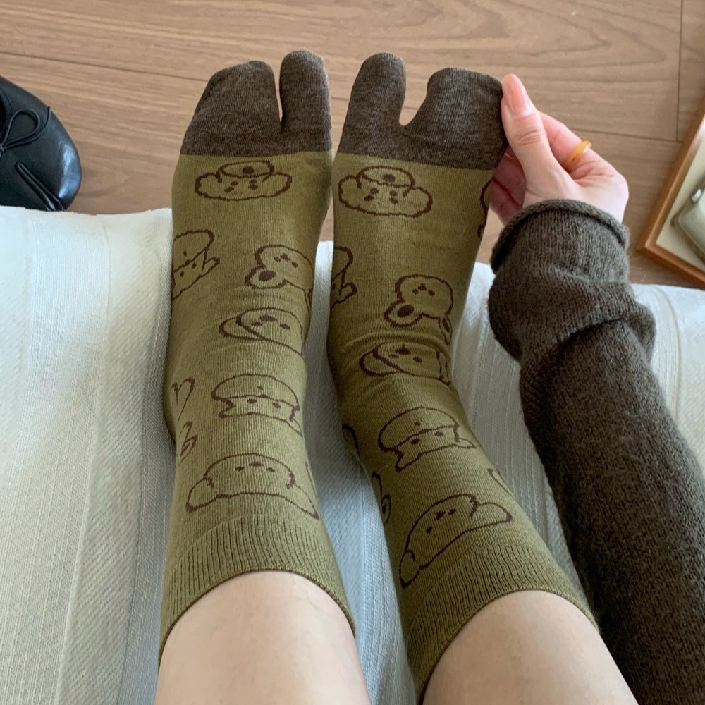 Ilustrasi Anjing Tabi, Kaus Ka - Toe Sock Split ulasan dan harga