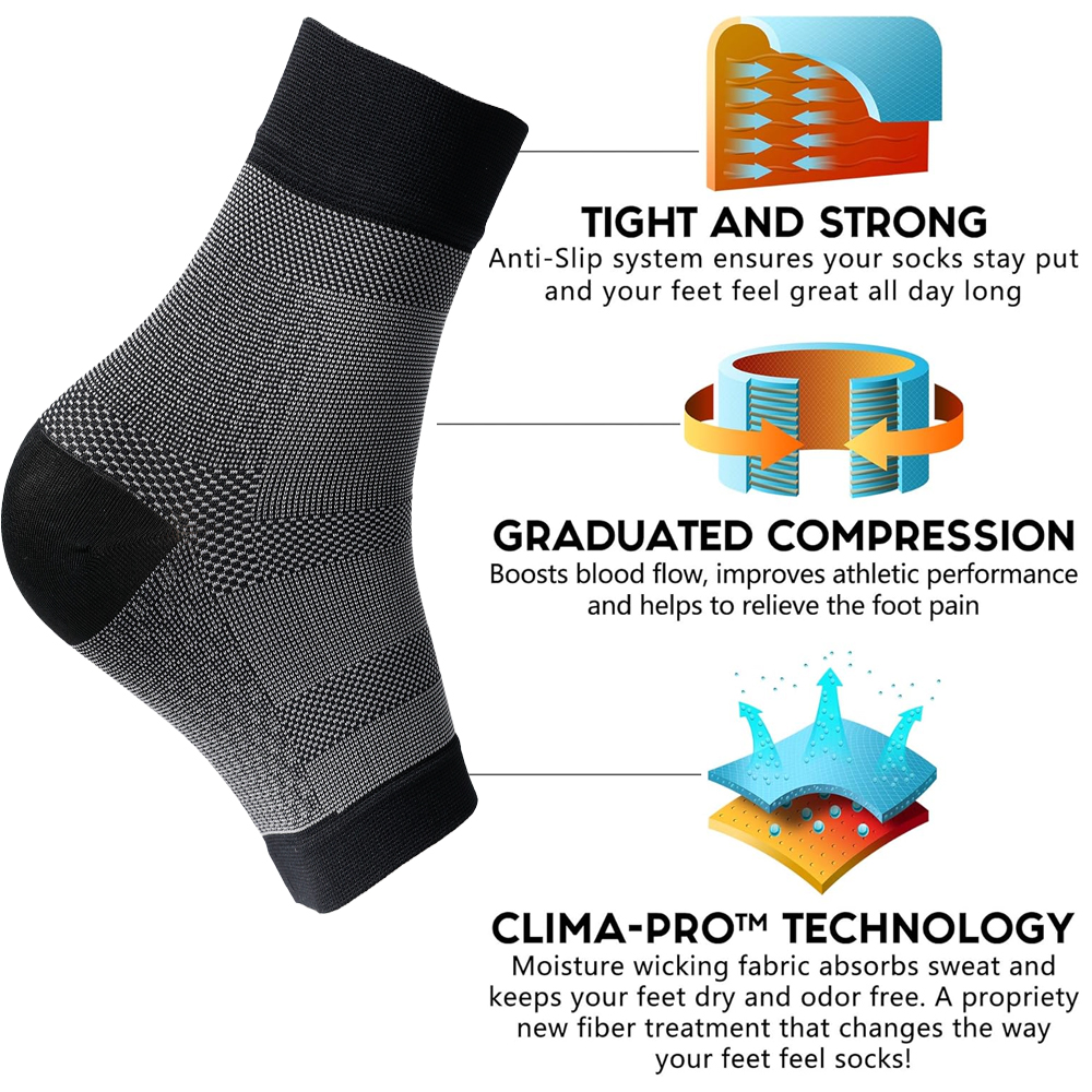 1 Pasang Kaus Kaki untuk Neuro - Ankle Brace Sock ulasan dan harga