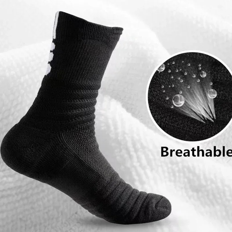 1/2/3 Pasang Kaus Kaki Olahrag - Athletic Sock Cushion ulasan dan harga