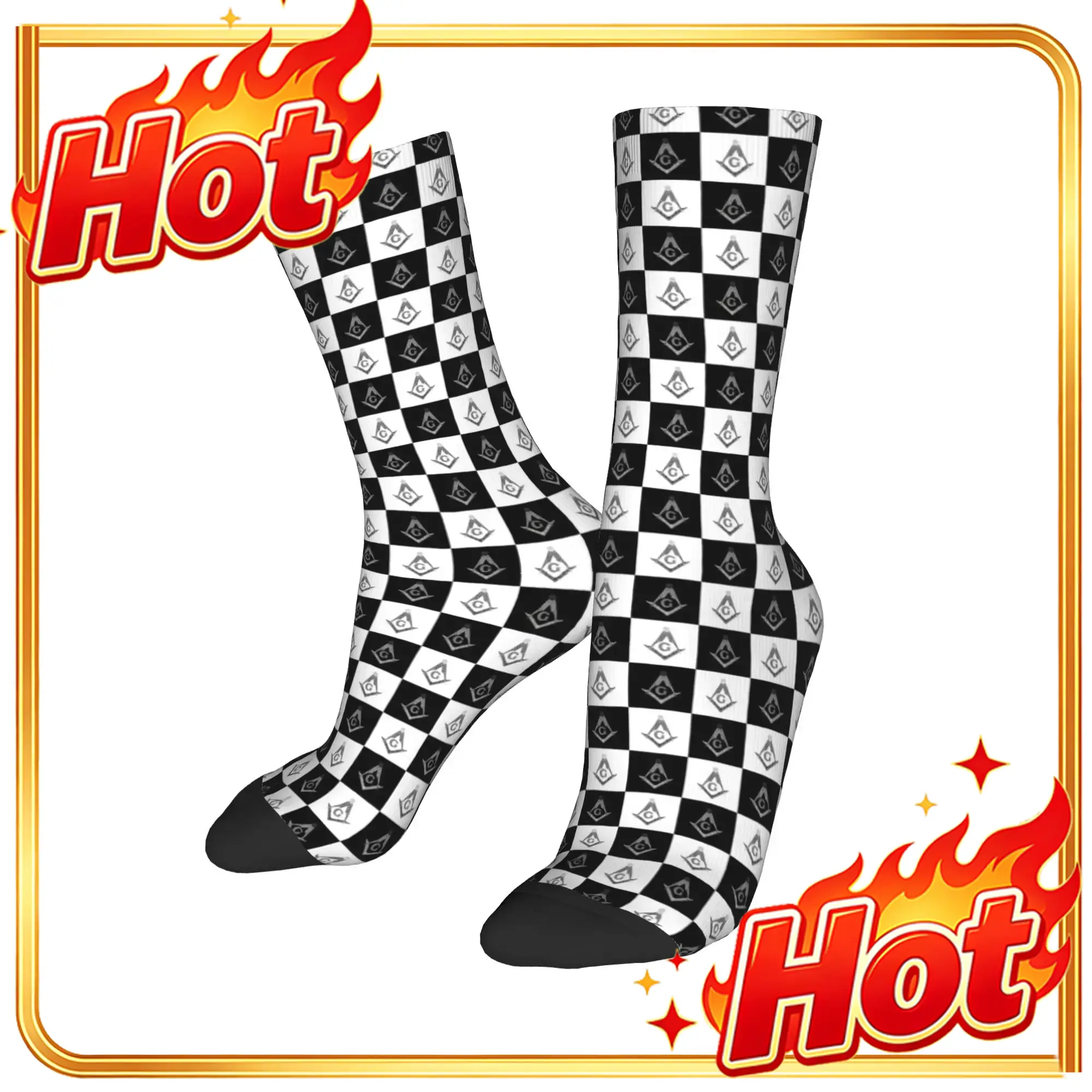 Kaus Kaki Bermotif Kotak-kotak - Dress Sock Men ulasan dan harga