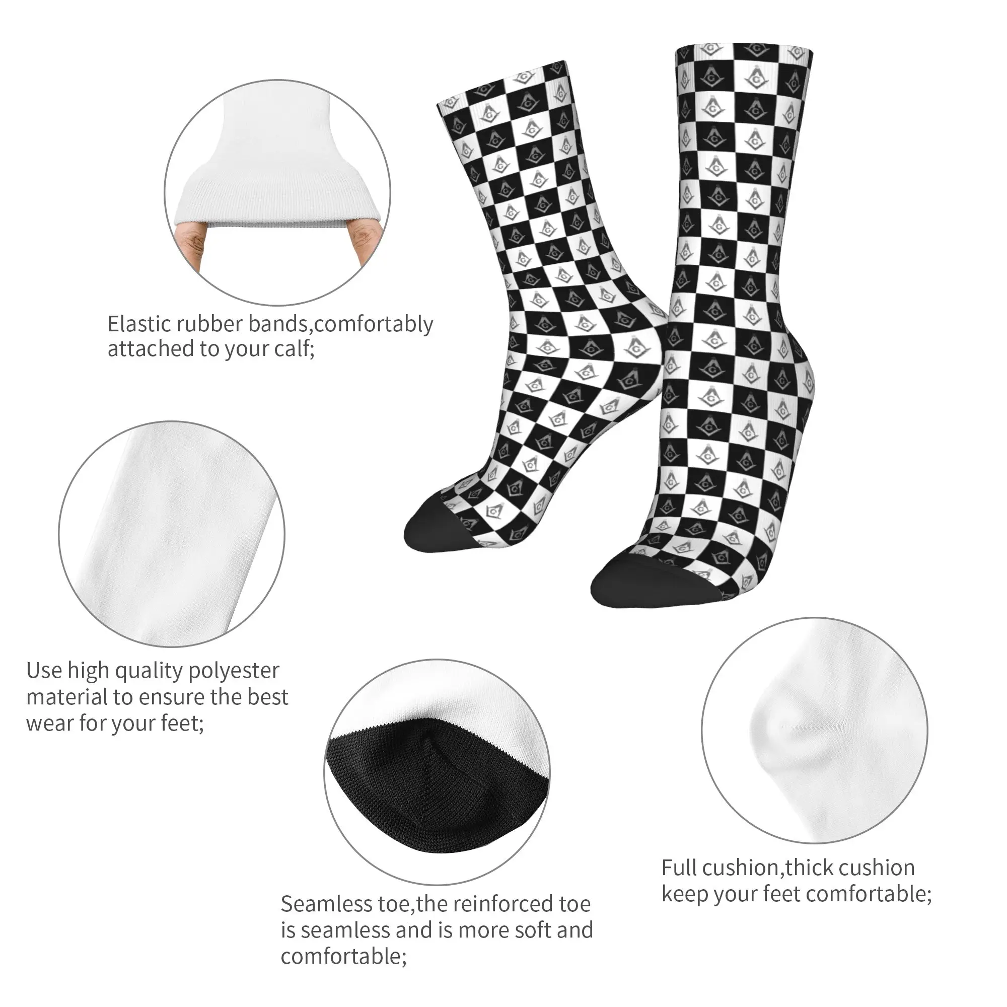 Kaus Kaki Bermotif Kotak-kotak - Dress Sock Men ulasan dan harga