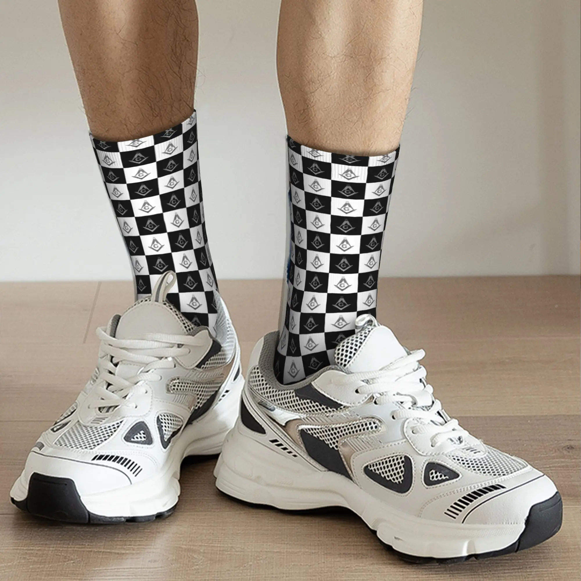 Kaus Kaki Bermotif Kotak-kotak - Dress Sock Men ulasan dan harga