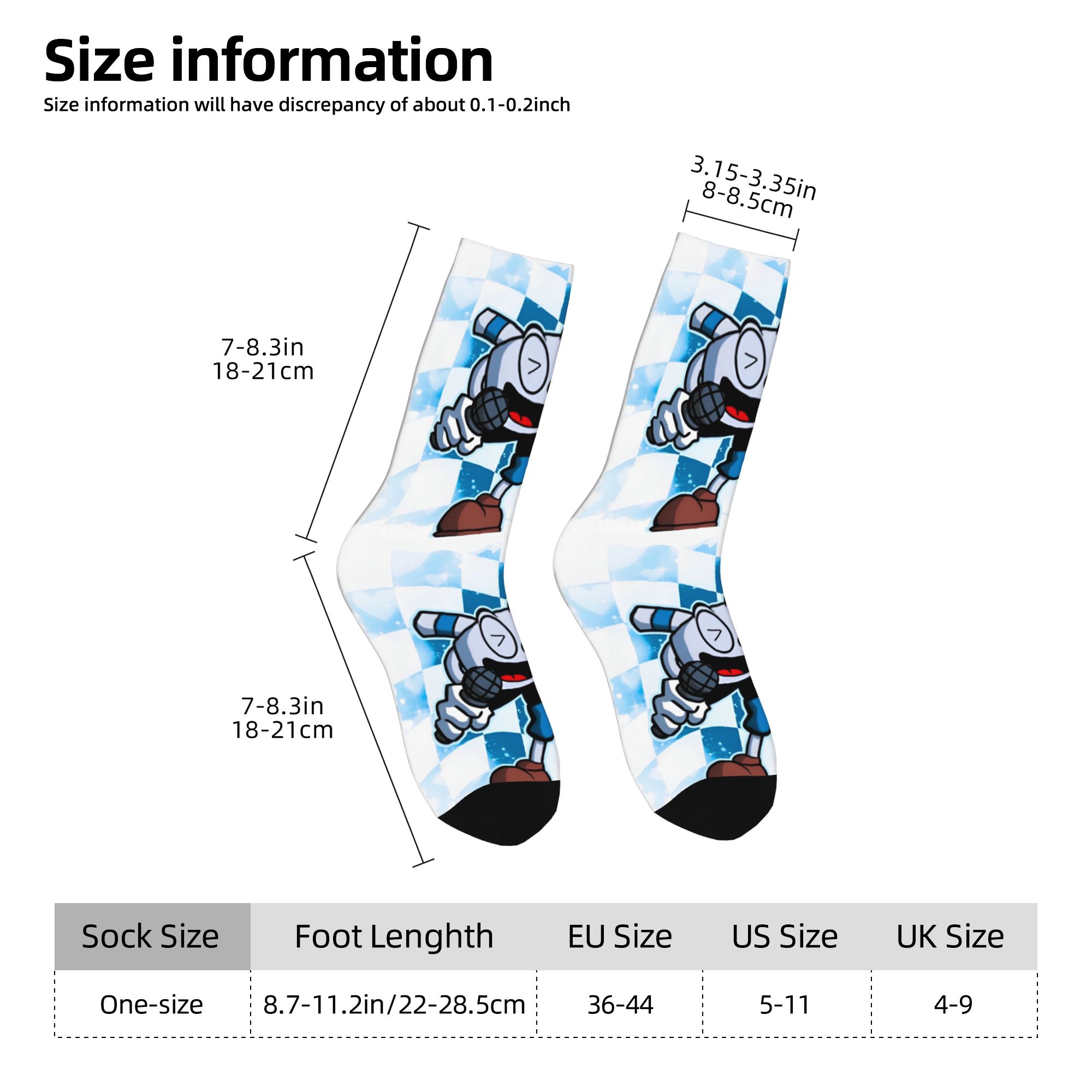 Kaos Kaki Pria Custom Cuphead  - Dress Sock Men ulasan dan harga