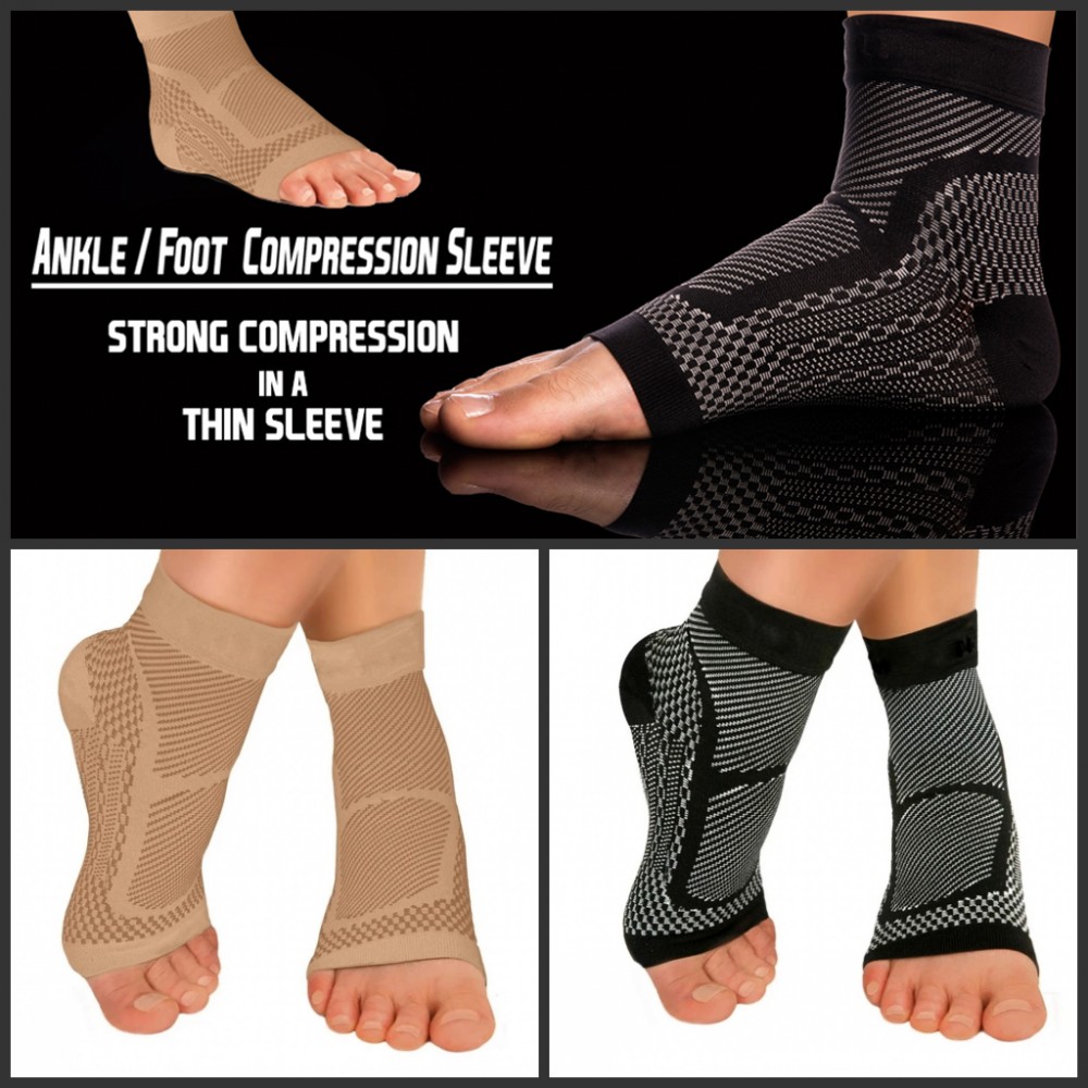 1 pasang kaus kaki penjepit pe - Ankle Brace Sock ulasan dan harga